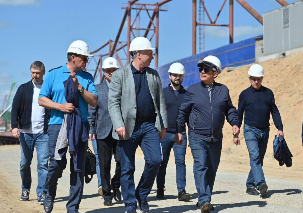 Марат Хуснуллин проинспектировал строительство трассы Москва — Казань